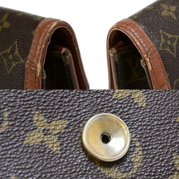 LOUIS VUITTON Pochette Dam GM Clutch Hand Bag Monogram Leather BN - Picture 8 of 15